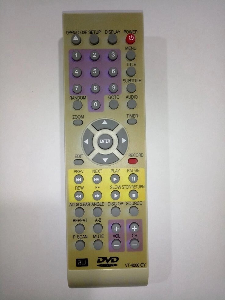Пульт VITEK VT-4000GY (DVD) від компанії tvsputnik - фото 1