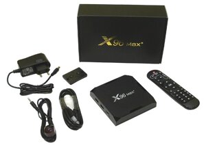 Smart TV приставка X96 MAX + 4/64 (S905X3, 4 / 64G, Android 9.0, Bluetooth, 4K / 8K)