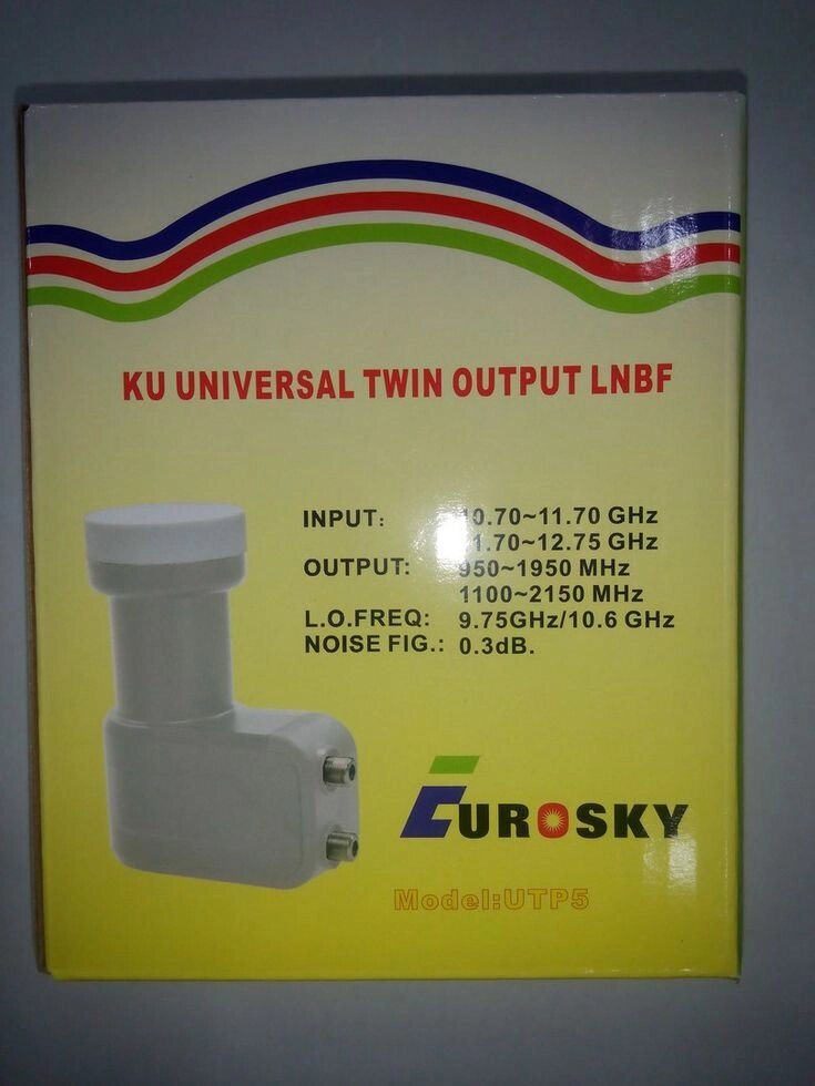 Супутниковий конвертор EuroSky UTP-5 (2 виходи) від компанії tvsputnik - фото 1