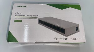 Світч (комутатор) Pix-Link LV-SW08 (8 портів)