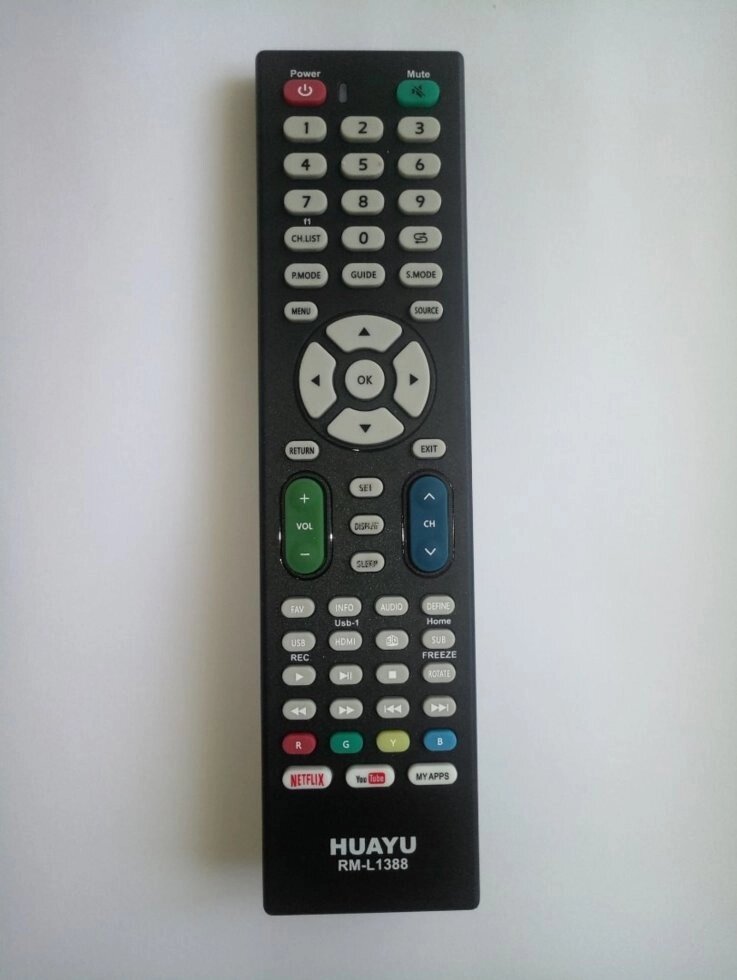 Телевізійний універсальний пульт Huayu RM-L1388 від компанії tvsputnik - фото 1