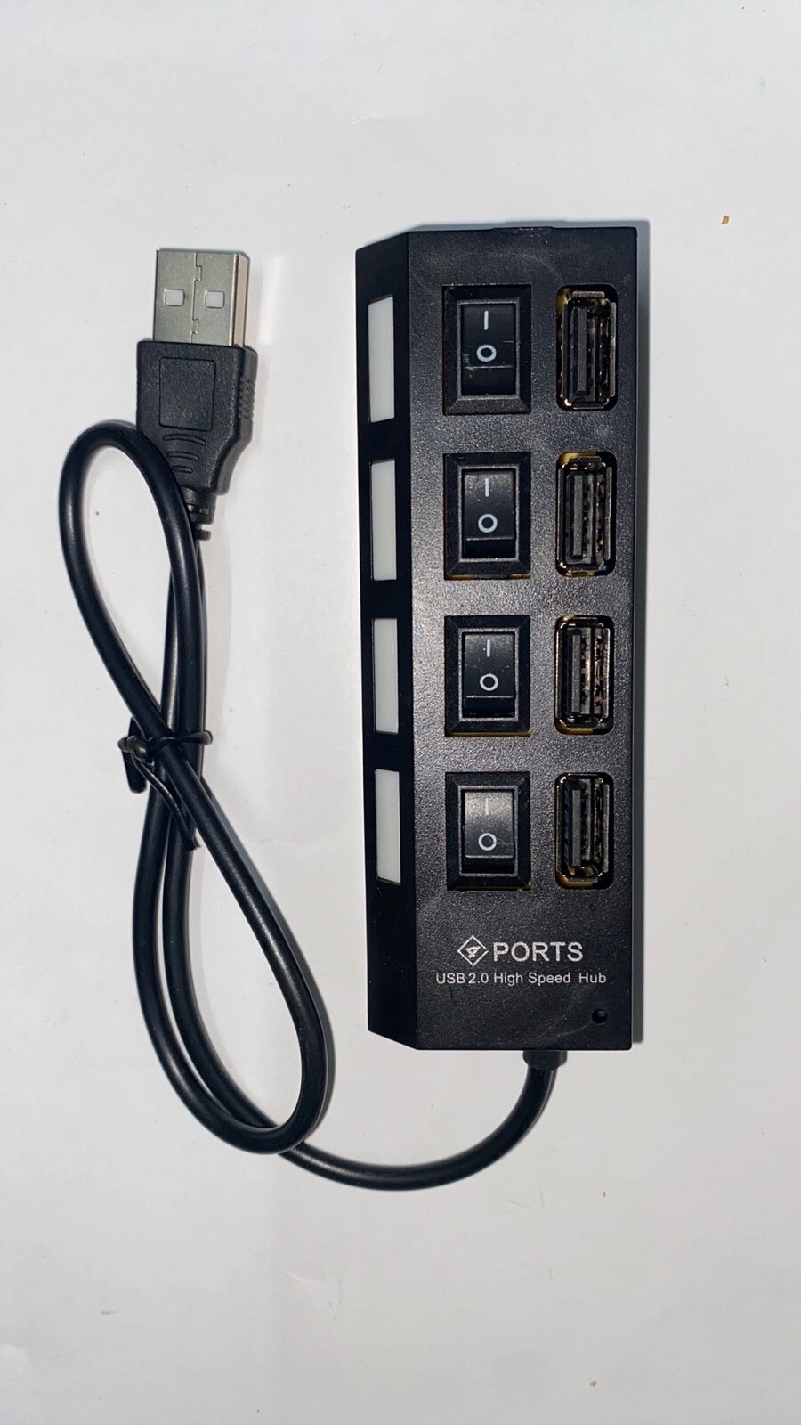 USB HUB на 4 порти з перемикачем для ПК від компанії tvsputnik - фото 1