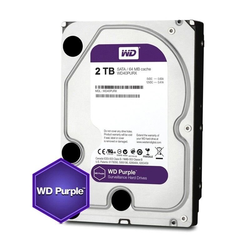 Жорсткий Диск Western Digital Purple HDD 2TB (3.5 ") від компанії tvsputnik - фото 1
