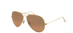 Чоловічі сонцезахисні окуляри Ray Ban Aviator 3026 (001 / 3E) люкс