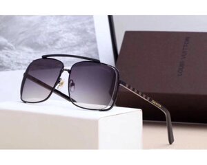 Чоловічі сонцезахисні окуляри з поляризацією в стилі Louis Vuitton (0536)