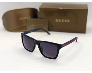 Чоловічі сонцезахисні окуляри в стилі Gucci (449) blue