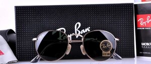 Чоловічі сонцезахисні окуляри в стилі RAY BAN 3447 001 LUX