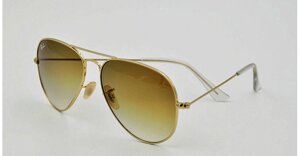 Чоловічі сонцезахисні окуляри в стилі Ray Ban aviator 3025,3026 gradient Lux