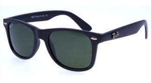 Чоловічі сонцезахисні окуляри в стилі RAY BAN Wayfarer 2140 (black)