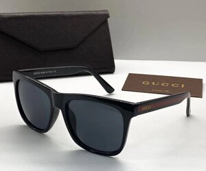 Чоловічий стильний GG (0057) Чорні сонцезахисні окуляри