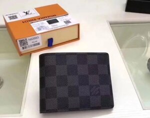 Чоловічий брендовий гаманець (60895-2) Люкс Подарункова упаковка