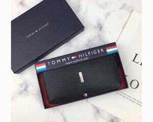 Чоловічий шкіряний гаманець Tommy Hilfiger (072) подарункова упаковка