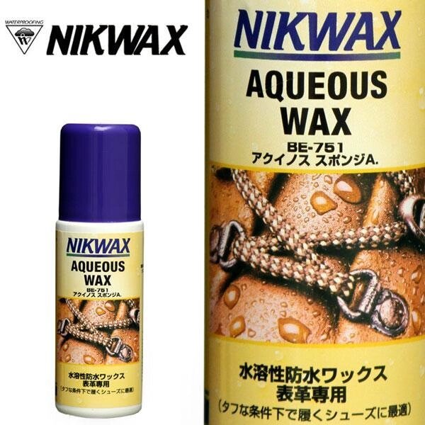 Водовідштовхувальне просочення для шкіри Nikwax Aqueous Wax 125 мл Безбарвна - Інтернет - магазин SHOKERU