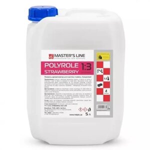 Поліроль-ароматизатор для пластику "polyrole" полуниця 1:3 master's LINE 5л