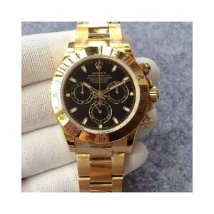 Rolex Cosmograph Daytona Gold-Black Bracelet