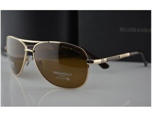 Сонцезахисні окуляри Armani 3210 золота оправа
