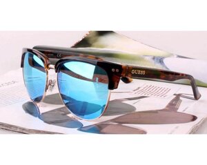 Сонцезахисні окуляри в стилі Guess (GUF 0283 blue) Lux