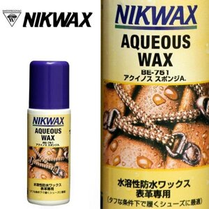 Водовідштовхувальне просочення для шкіри Nikwax Aqueous Wax 125 мл Безбарвна