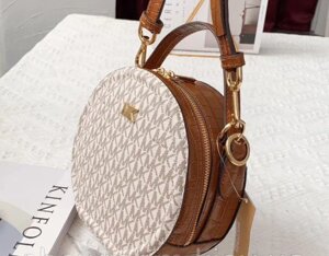 Жіноча брендова сумка Michael Kors Delaney beige Lux
