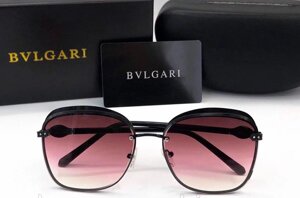 Женские безоправные солнцезащитные очки Bvlgari (0212) black