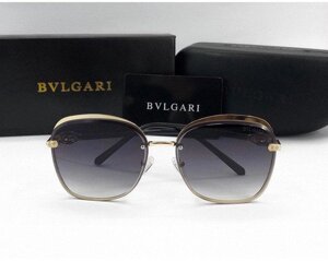 Жіночі сміливі сонцезахисні окуляри bvlgari (0212) сірий