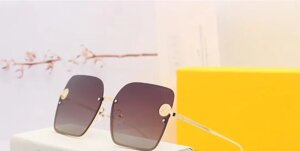 Брендові жіночі сонцезахисні окуляри (30130)