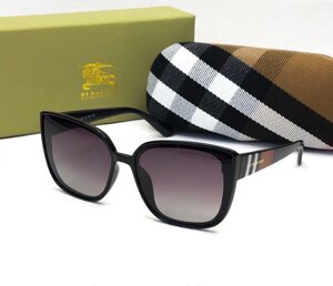 Брендові жіночі сонцезахисні окуляри Burberry (3089) black