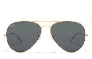 Жіночі сонцезахисні окуляри в стилі RAY BAN aviator 3025,3026 (001/62) Lux