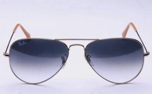 Жіночі сонцезахисні окуляри в стилі RB 3025 aviator large metal 01/32 (Lux)