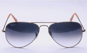 Жіночі сонцезахисні окуляри в стилі RB 3026 aviator large metal 001/32 (Lux)