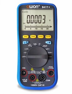 OWONB41T+ мультиметр цифровий + реєстратор +Bluetooth, +TrueRMS, +Offline