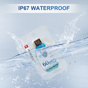 Одноразовий логгер - USB реєстратор температури TempU02 з виводом даних в PDF (Тайвань)