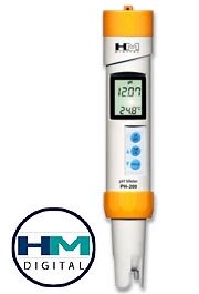 Професійний вологозахищений РН-метр HM PH-200 (0-14 РН; 0.1 рН, 1 °С) IP67, ATC