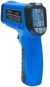 Пірометр Flus IR-817 (-50°C до 550°C) з термопарою К-типу, виміру вологості й температури повітря, DEW