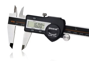 Штангенциркуль електронний Shahe (5110-150) 0-150 мм/0,02 мм з глбиноміром, IP54