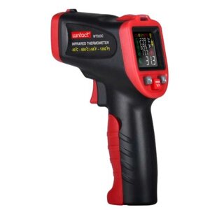 Пірометр WTЗ2ЗC WINTACT (-50°C до 650°C) з термопарою К-типу, виміру вологості й температури повітря, DEW