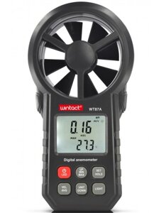 WT87A анемометр від 0,3 до 30 м/с з термометром