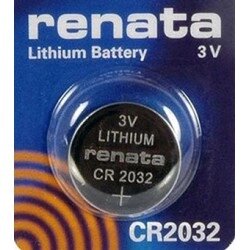 Батарейка літієва Renata CR2032 Lithium 3V дискова таблетка (Швейцарія)