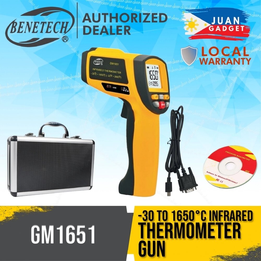 Пірометр Benetech GM1651 від компанії ДСКТБ Інституту фізики НАНУ - фото 1