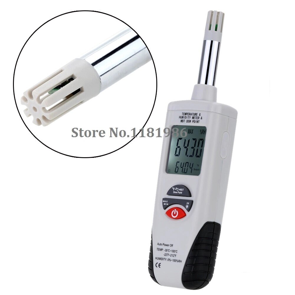 Професійний термогігрометр Xintest HT-350 (точний 0.5 °C, 2% RH, точка роси) від компанії ДСКТБ Інституту фізики НАНУ - фото 1