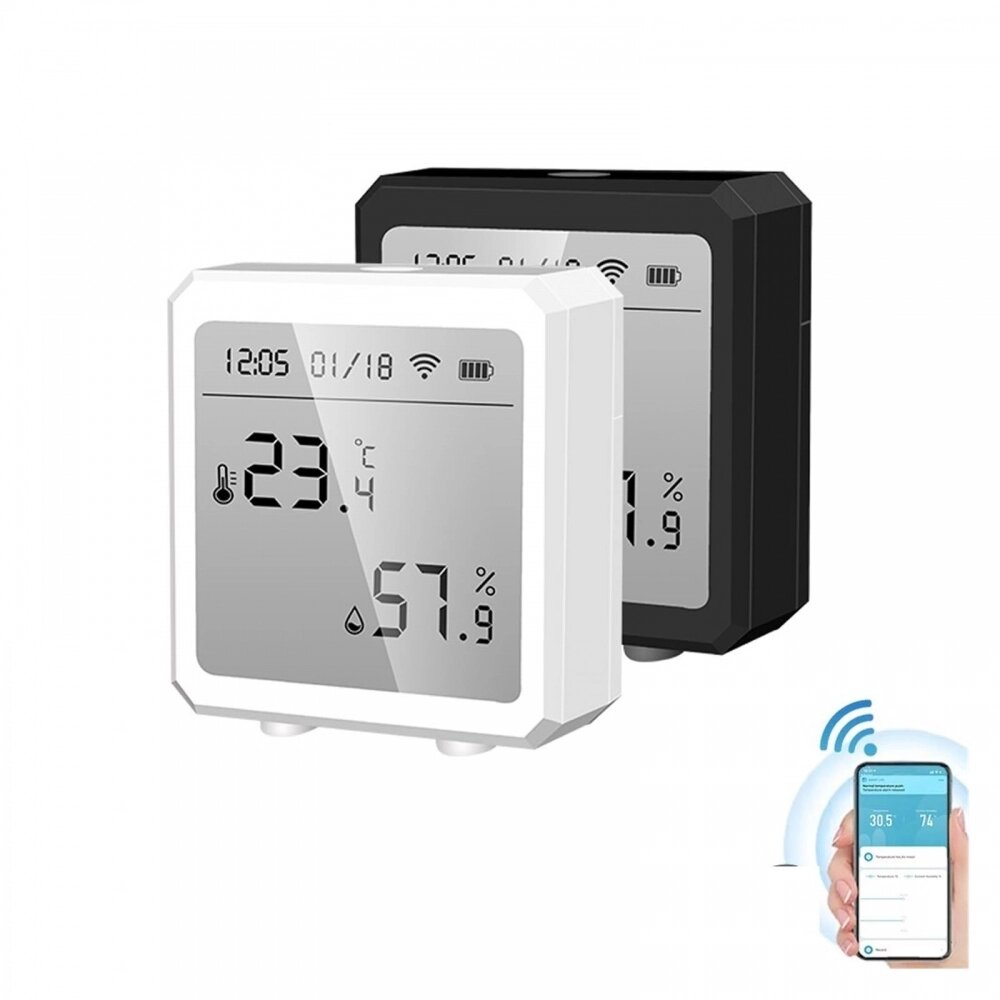 СМАРТ ТЕРМОГІГРОМЕТР З WI-FI ПІД'ЄДНАННЯМ TH01W від компанії ДСКТБ Інституту фізики НАНУ - фото 1