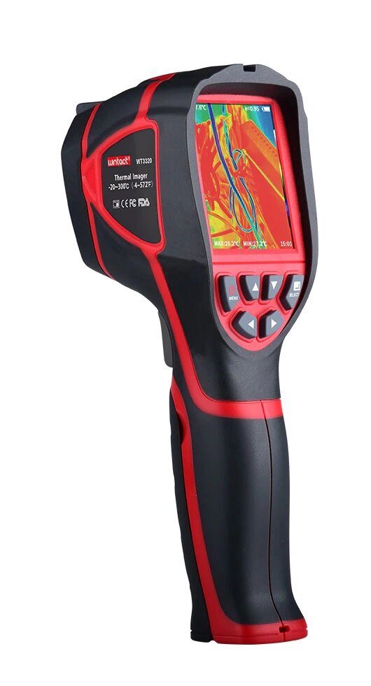 Тепловізор Wintact WT3320 (-20°С до 300°С, матриця 320х240, чутливість 0,07°C) від компанії ДСКТБ Інституту фізики НАНУ - фото 1