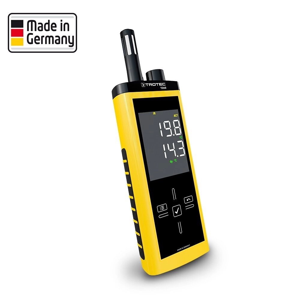Trotec T260 професійний термогігрометр з вбудованим пірометром (Німеччина) від компанії ДСКТБ Інституту фізики НАНУ - фото 1