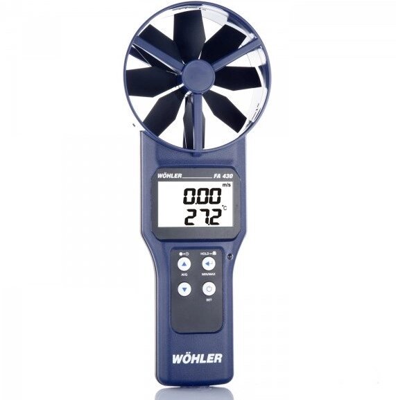 Wohler FA430 анемометр / аналізатор СО2 / термогігрометр (Німеччина) від компанії ДСКТБ Інституту фізики НАНУ - фото 1