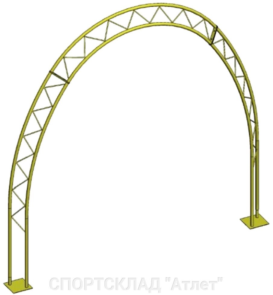 Арка вхідні округла ZIO901 від компанії СПОРТСКЛАД "Атлет" - фото 1