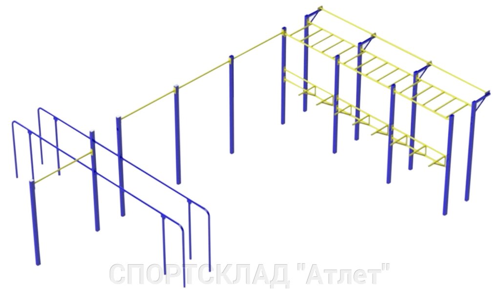 Багатофункціональний гімнастичний комплекс від компанії СПОРТСКЛАД "Атлет" - фото 1
