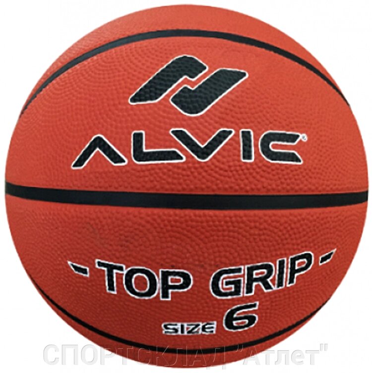 Баскетбольний м'яч Alvic Top Grip 6 від компанії СПОРТСКЛАД "Атлет" - фото 1