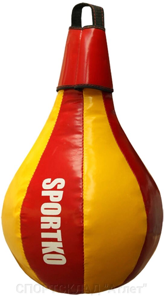 Боксерська каплевидная груша ПВХ 40 см, 8 кг, Ø24 см від компанії СПОРТСКЛАД "Атлет" - фото 1