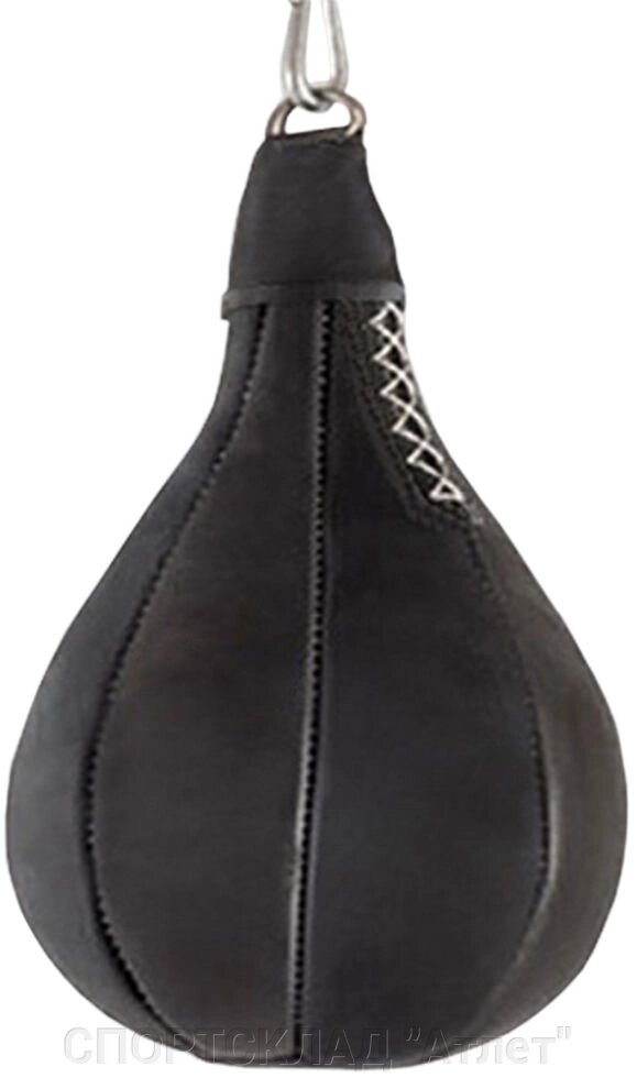 Боксерська каплевидная груша Шкіра 40 см, 7 кг, Ø24 см від компанії СПОРТСКЛАД "Атлет" - фото 1
