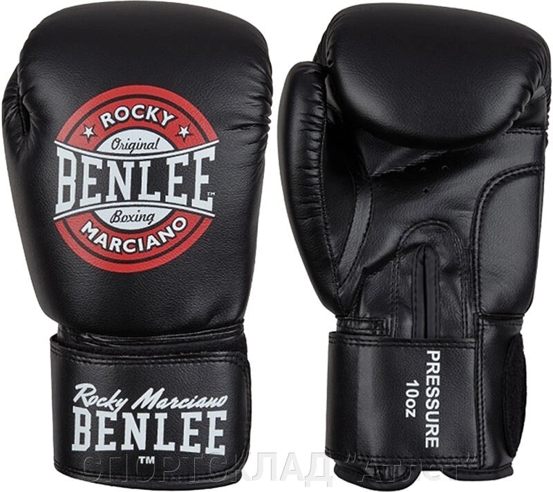 Боксерські рукавички Benlee Pressure PU 10, 12, 14 oz від компанії СПОРТСКЛАД "Атлет" - фото 1